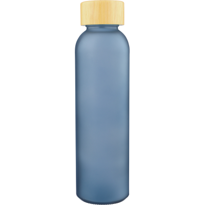 Picture of GLASS DRINK BOTTLE (500ML) in Cobalt Blue