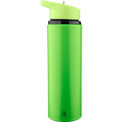 Picture of RECYCLED STAINLESS STEEL METAL DRINK BOTTLE (500ML) in Pale Green