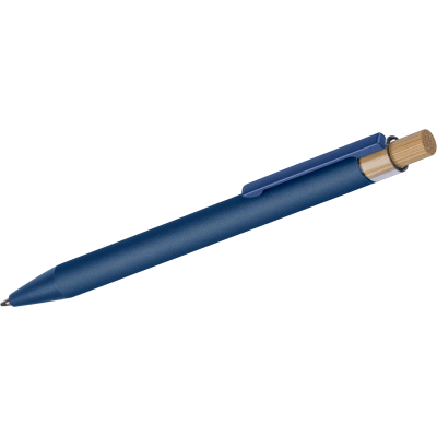 Picture of RECYCLED ALUMINIUM METAL BALL PEN in Blue