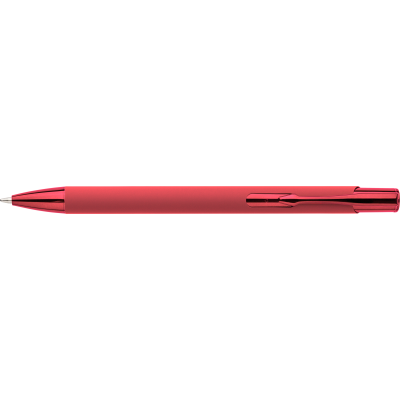 Picture of RECYCLED ALUMINIUM METAL BALL PEN in Red