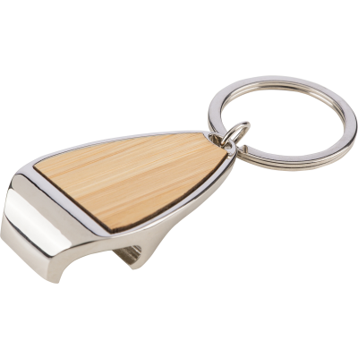 Picture of KEYRING CHAIN AND BOTTLE OPENER in Brown