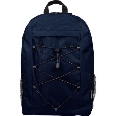 Picture of RPET POLYESTER BACKPACK RUCKSACK in Blue