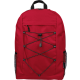 RPET POLYESTER BACKPACK RUCKSACK in Red image 2