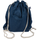 Picture of RECYCLED DENIM DRAWSTRING BAG in Blue