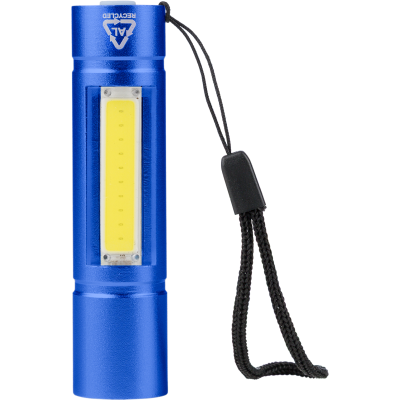 Picture of RECYCLED ALUMINIUM METAL COB TORCH in Cobalt Blue