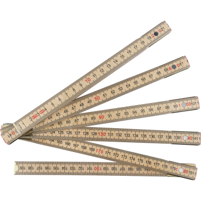 Picture of FOLDING RULER (2M) in Brown