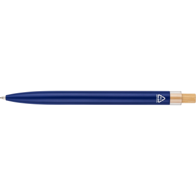 Picture of RECYCLED ALUMINIUM METAL LACQUERED BALL PEN in Blue