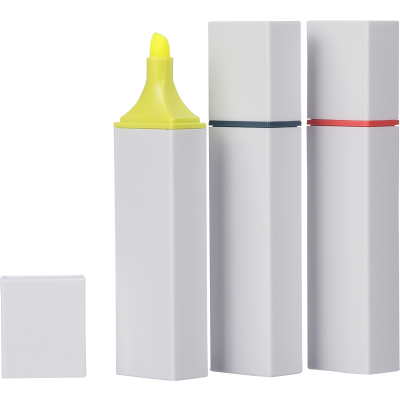 Picture of RECYCLED TEXT MARKER in Yellow