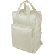 RECYCLED POLYESTER BACKPACK RUCKSACK in Beige image 2