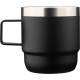 Picture of RECYCLED DOUBLE WALLED SMALL MUG (180ML) in Black