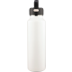 Picture of RECYCLED STAINLESS STEEL METAL DOUBLE WALLED BOTTLE (600ML) in White