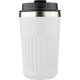 Picture of RECYCLED STEEL TRAVEL MUG (400ML) in White