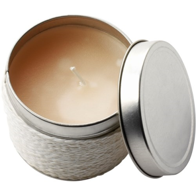 Picture of FRAGRANCE CANDLE in a Tin in White