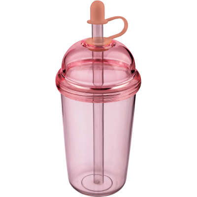 Picture of RECYCLED TRAVEL MUG (500ML) in Pink