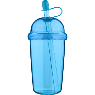 Picture of RECYCLED TRAVEL MUG (500ML) in Light Blue