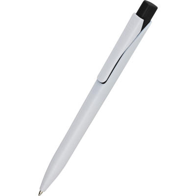 Picture of RECYCLED SQUARE BARREL BALL PEN in Black
