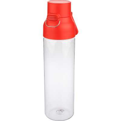 Picture of CLEAR TRANSPARENT TRITAN BOTTLE (750ML) in Red