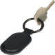 RECYCLED TRACKING KEYHOLDER in Black image 2