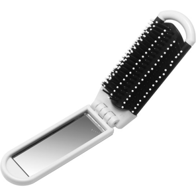 Picture of FOLDING HAIR BRUSH in White.