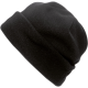 FLEECE BEANIE (EMBROIDERED) in Black image 2