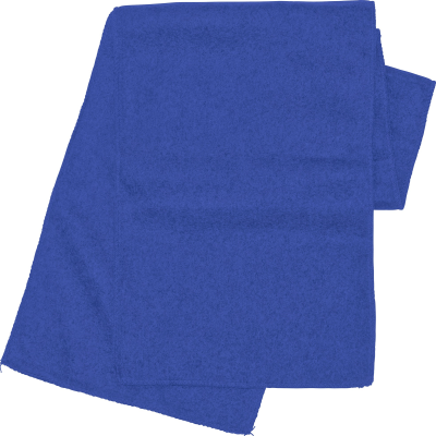 Picture of FLEECE SCARF in Cobalt Blue.