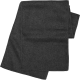 FLEECE SCARF (EMBROIDERED) in Black image 2