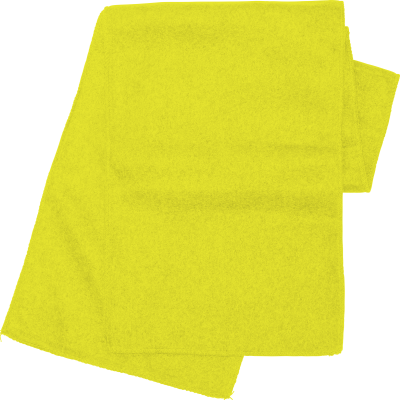 Picture of FLEECE SCARF (EMBROIDERED) in Yellow