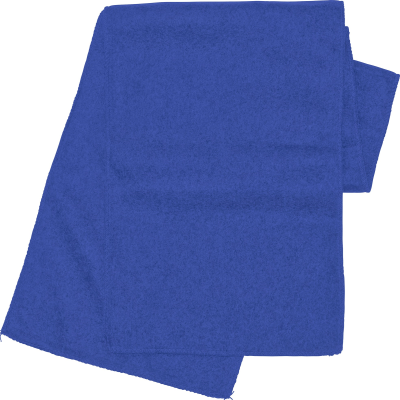 Picture of FLEECE SCARF (EMBROIDERED) in Cobalt Blue