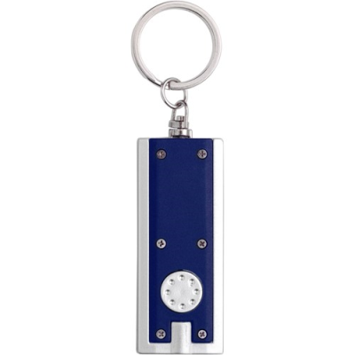 Picture of KEY HOLDER KEYRING with a Light in Blue