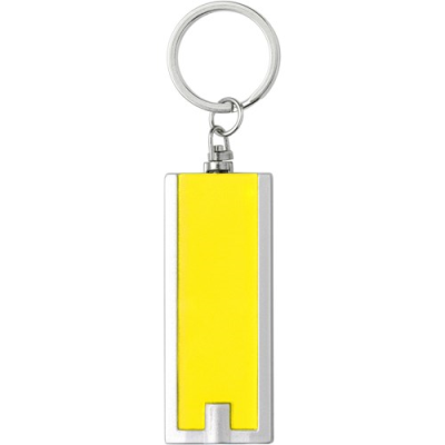Picture of KEY HOLDER KEYRING with a Light in Yellow