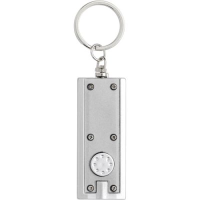 Picture of KEY HOLDER KEYRING with a Light in Silver