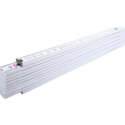 Picture of 2M FOLDING RULER in White