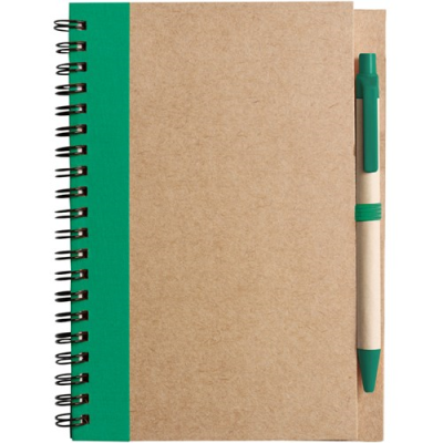 Picture of NOTE BOOK with Ball Pen in Green
