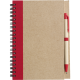 Picture of RECYCLED NOTE BOOK with Ball Pen in Red