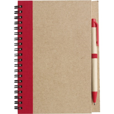 Picture of NOTE BOOK with Ball Pen in Red
