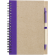 Picture of RECYCLED NOTE BOOK with Ball Pen in Purple