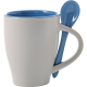 Picture of COFFEE MUG with Spoon (300Ml) in Light Blue