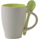 Picture of COFFEE MUG with Spoon (300Ml) in Lime