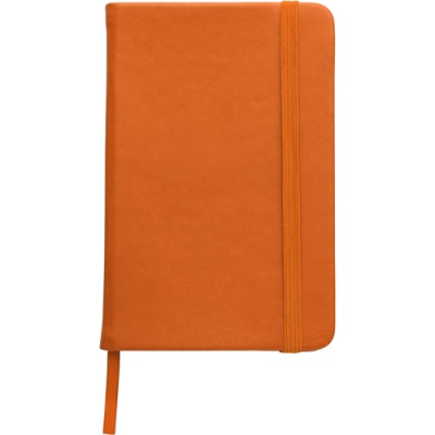 Picture of NOTE BOOK SOFT FEEL (APPROX A6) in Orange