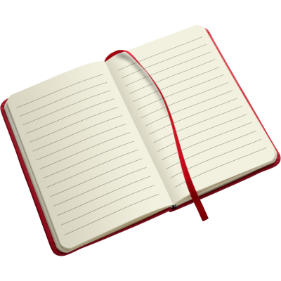 Picture of THE STANWAY - NOTE BOOK SOFT FEEL in Red