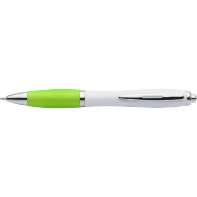 Picture of PLASTIC BALL PEN in Lime.