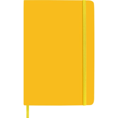 Picture of NOTE BOOK SOFT FEEL (APPROX A5) in Yellow