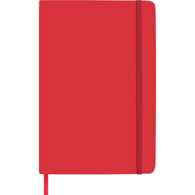 Picture of NOTE BOOK SOFT FEEL (APPROX A5) in Red