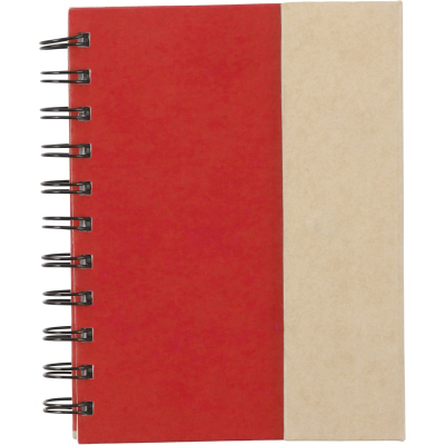 Picture of SPIRAL WIRO BOUND NOTE BOOK in Red