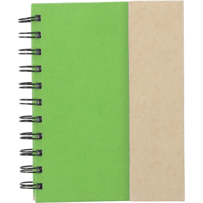 Picture of SPIRAL WIRO BOUND NOTE BOOK in Light Green