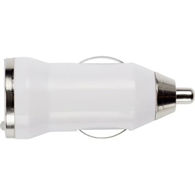 CAR POWER ADAPTER in White.