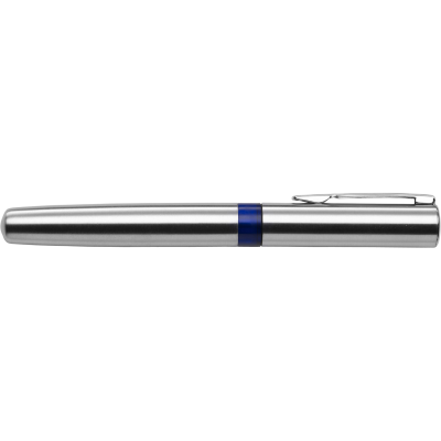 Picture of SALZBURG STEEL BALL PEN in Blue.