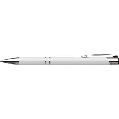 Picture of PUSH BUTTON BALL PEN in White