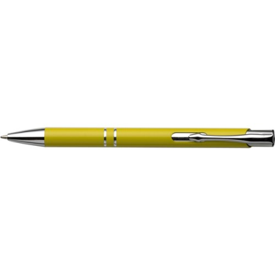 Picture of PUSH BUTTON BALL PEN in Yellow