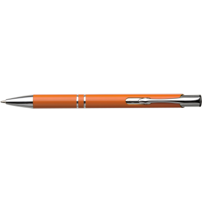 Picture of PUSH BUTTON BALL PEN in Orange.